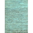 thumbnail image 1 of Ahgly Company Indoor Rectangle Oriental Light Blue Modern Area Rugs, 7' x 10', 1 of 4