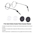 thumbnail image 2 of 1 par de retenedores de gafas para niños y adultos, reemplazo reutilizable, lavable, antideslizante, marco de gafas de sol, accesorios de agarre Cadenas y cordones para anteojos Transparente Jumpingount AP012541-02, 2 of 5