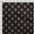 thumbnail image 3 of oneOone Cotton Flex Fabric Leaves & Floral Block Printed Craft Fabric BTY 40 Inch Wide, 3 of 4