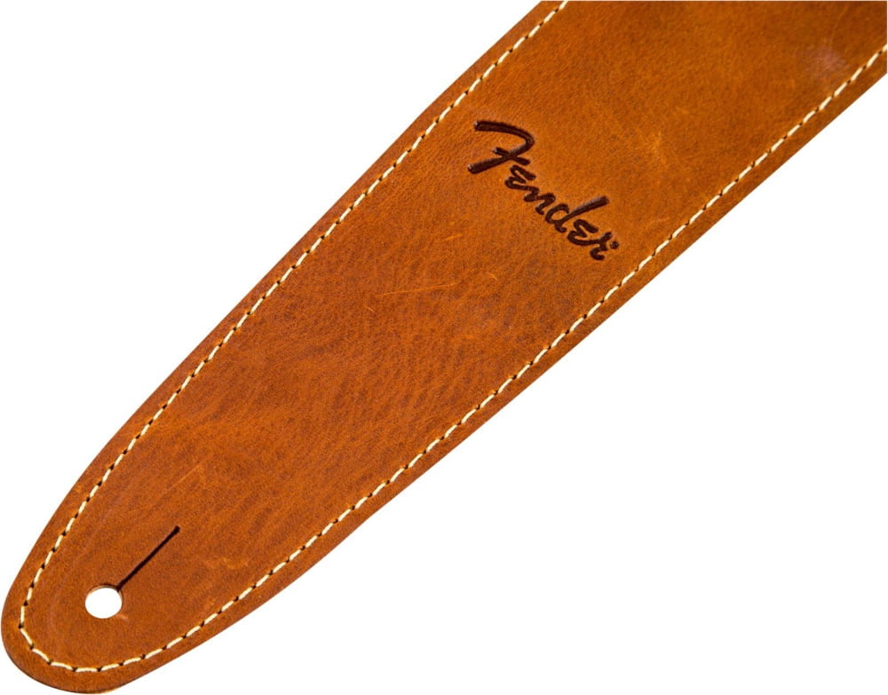 Fender Ball Glove Leather 2.5 in. Guitar Strap - Brown