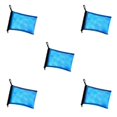 thumbnail image 1 of Transemion Dive Swimming Drawstring Mesh Bag Storage for Gear Diving Snorkel Blue 9 Inch x 6.5 Inch 5Set, 1 of 6