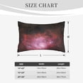 thumbnail image 6 of YFYANG Super Soft Rectangular Plush Cushion Cover (Without Pillow Insert), Constellation Night Sky Comfort and Non-Pilling Hidden Zip Bedroom Sofa Pillowcases, 14"x20", 6 of 9