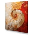 thumbnail image 2 of Designart "Earthy Red Pottery Spirals" Abstract Spirals Wall Art Prints, 2 of 7