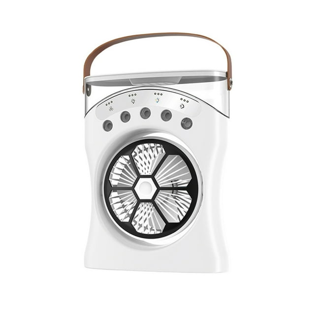 Quiet Mist Fan Plastic Powerful Desk Cooler Built in Humidifier Adjustable Speed Fog USB Powered for Office Dorm Home