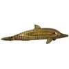 13 Inch Movable Notched Wood Wiggle Dolphin