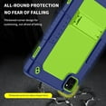 thumbnail image 3 of Fancing for Callsky-Tab Cpad 10 Tablet Case,Shockproof Kids Rugged with Kickstand Shoulder Strap Heavy Duty Hybrid Cover for Callsky-Tab Ctab 10 Tablet/for Callsky-Tab Cpad 10 10.1 inch(Navy/Green), 3 of 9