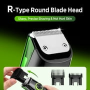 Beard Trimmer for Men for Less Mess: Vacuum Mustache Trimmer with Adjustable Length Comb- IPX7 Waterproof -Rechargeable Built-in Electric Trimmer for Beard, Mustache and Stubble