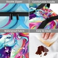 thumbnail image 4 of Unicorn Double Layered Insulated Refrigerated Lunch Bag with Two Compartments, Large Capacity, and Hand-Carry Strap - 7.1x11.4x16.1 Inches, 4 of 6