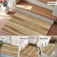 thumbnail image 5 of Light Brown Wood Grain Entryway Rug 2'x3'&nbsp; Non Slip Front Door Mats, Western Farmhouse Barn Door Entrance Rugs Indoor Outdoor Carpet, Washable Floor Mats Small Area Rug for Bedroom Kitchen, 5 of 8