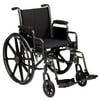 Roscoe Medical K3-Lite Wheelchair, 18" Seat with Swing Away Footrests, 300 lb Weight Capacity