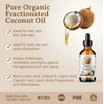 thumbnail image 2 of Fractionated Coconut Oil 100% Pure Skin Hair Massage Moisturizer Carrier Oil, 2 of 8