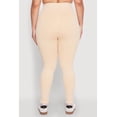 thumbnail image 4 of Womens Plus Size Daisy Compression Rib Acid Wash Leggings, 4 of 4