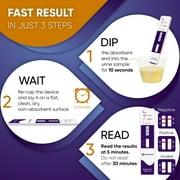Prime Screen Alcohol ETG Urine Test - At Home Rapid Testing Dip Card Kit - 80 Hour Low Cut-Off 300 ng/mL - WETG-114 [5 Pack]