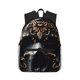 thumbnail image 1 of Easygdp Gold Pattern Black Skull Mochila Casual para Portátil, Mochila para Escuela, Viajes, Negocios, 1 of 6