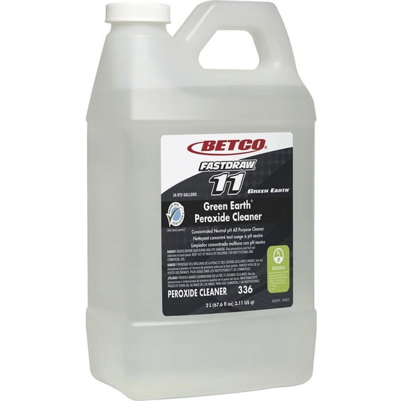 Green Earth Concentrated Peroxide All-Purpose Cleaner - 67.6 fl oz (2.1 quart) - Citrus ScentBottle - 1 Each - Clear | Bundle of 5 Each