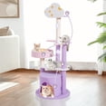 thumbnail image 2 of Sennuax 49" Cat Tree Tower with Sisal Scratching Posts Condo for Indoor Small Cats, 2 of 7