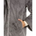 thumbnail image 4 of Cinzia Rocca Icons womens  Fuzzy Jacket, 2, Grey, 4 of 5