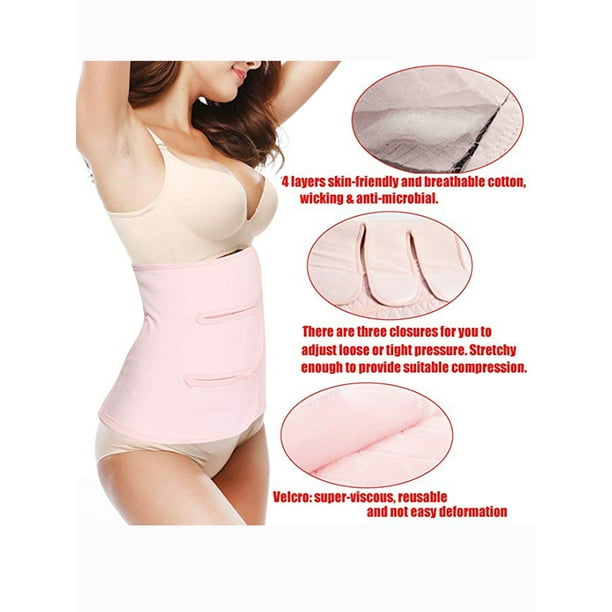 SAYFUT Postpartum Belly Wrap Support Recovery Belts Body Shaper C Section  Girdle Shapewear 