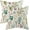Sage Green Floral, variant on Spring Pillow Covers 18 X 18 Inch Set of 2, Sage Green Wildflower Plant Floral Decorative Throw Pillow Covers Farmhouse Outdoor Flower Cushion Cases for Couch Sofa Home Decor