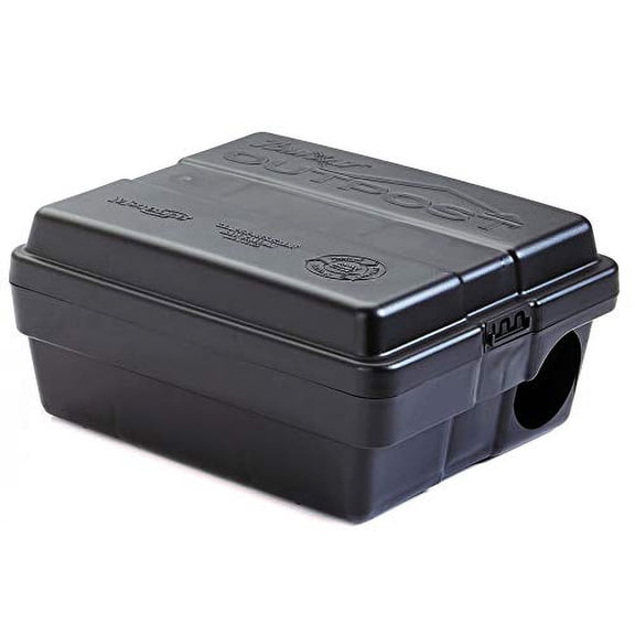 6-pack Tomcat Outpost Rat Bait Station Set - Child-Resistant Trap - 6 Pack — Residential Use, Standard Application