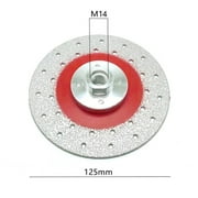 M14 Double Sided Brazed Diamond Coated Grinding Disc Cutting Wheel 100/115/125mm