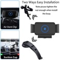 thumbnail image 3 of Wireless Car Charger Mount, Car Mount Phone Holder for Air Vent & Dashboard, Compatible with Galaxy z Fold 3/2/1, 3 of 9