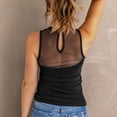 thumbnail image 5 of Sngxgn Women's Tummy Control Shapewear Tank Tops Seamless Square Neck Tops Body Camisole(Black,S), 5 of 7