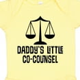 thumbnail image 4 of Inktastic Daddy Little Co Counsel Lawyer Boys or Girls Baby Bodysuit, 4 of 5