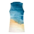 thumbnail image 4 of KeFaWanJu Men's Tank top Summer Beach Sleeveless Graphic Tshirts Casual Vacation Round Neck Sleeveless Undershirts, 4 of 4