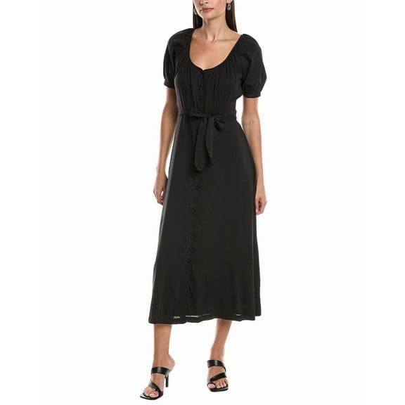 o.p.t. womens  Joanna Midi Dress, m, Black