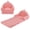 Pink, variant on Costway Fold-out Kids Sofa 2-in-1 Convertible Toddler Couch & Lounger with Non-slip Base Pink