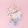 thumbnail image 4 of Baozhu Girls Soft Cotton Underwear Briefs,Kids Toddlers Padded Panties, Pack of 4, 4 of 8