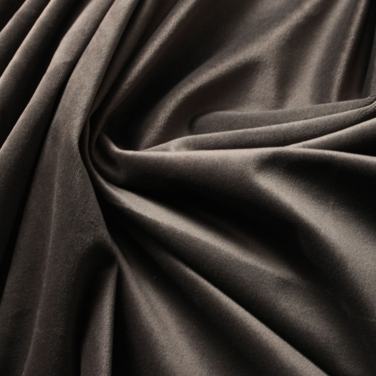 VELVET Upholstery Drapery Home Fabric 60'' 290gsm SOLID BLACK 