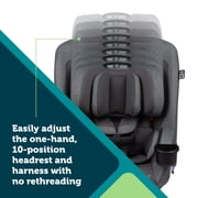 Safety 1st SlimRide 4-in-1 Convertible Car Seat, Grey All Day