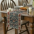 thumbnail image 2 of Sm:)e Boho Bohemian Table Runner, Rustic Farmhouse Kitchen Dining Table Decoration 13x72 Inch, 2 of 7