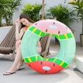 thumbnail image 4 of Flotador de piscina para adultos, flotador de piscina de sandía, anillo de natación doble, flotador de piscina de frutas elaborado con cuidado Jadeshay A, 4 of 8