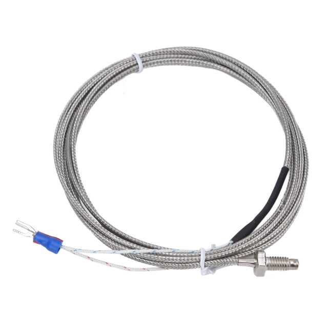 Sonda de tornillo del sensor de temperatura del cable blindado a tierra del termopar tipo K 0‑450 ℃ WRNT‑01