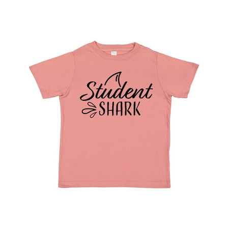 

Inktastic Student Shark with Fin Gift Toddler Boy or Toddler Girl T-Shirt