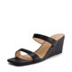 thumbnail image 1 of Sandalias para Mujer DREAM PAIRS SDPW2302W Negras con Cuña 16.5 cm, 1 of 5