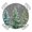 Green Gray, variant on Round Fitted Tablecloth with Elastic Edge, Green Christmas Tree Waterproof Table Cloth Table Cover for 55"-60" Tables, Green Xmas Tree Snowflake Rustic Tablecloths for Dining Picnic Party Outdoor