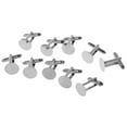 thumbnail image 5 of 10 Pieces Mens Cufflinks Cuff Link Backs Findings Jewelry 15mm, 5 of 8