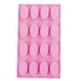 thumbnail image 1 of 16 Cavity Oval Shape Soap Bake Mold Silicone Mould Tray Homemade Craft, 1 of 7