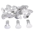 thumbnail image 2 of 20 Pcs Clips à Chaussures Plats en Acier Inoxydable s Findings Grand, 2 of 8
