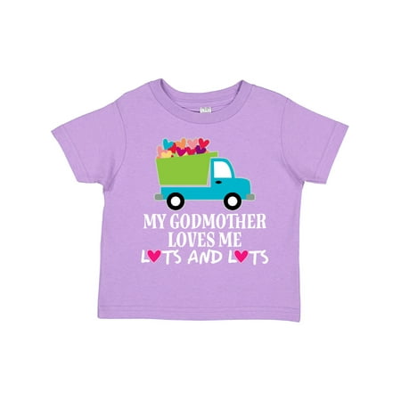 

Inktastic My Godmother Loves Me Gift Toddler Boy or Toddler Girl T-Shirt