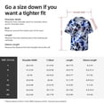 thumbnail image 5 of Kdxio Men's Hawaiian Shirt for Men Short Sleeve Shirt Blue Lightning2 Summer Casual Holiday Beach Button Down T-Shirts, 5 of 5