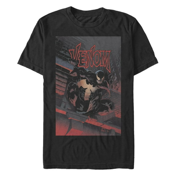 Men's Marvel Venom Wall Poster  Graphic T-Shirt