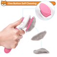 thumbnail image 3 of Kit de cepillos PWOD para perros y gatos, 2 piezas, autolimpiante para grooming, 3 of 7