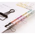 thumbnail image 2 of QualitChoice Multi-size Hollow Out Binder Clips Notes Letter Paper Colorful Clip Office gold M 1Set, 2 of 6