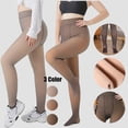 thumbnail image 1 of (2 Pcs)MSJUHEG Collants Résille, Collants Chauds, Collants Doublés en Polaire pour Femmes, Bas, Collants de Base Grands 80g de Bas Taille Collants Viande Gris 5 Taille Unique, 1 of 9