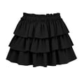 thumbnail image 4 of yillto Womens Shorts Skirts Ruffle High Waist Wide Leg Loose Shorts Summer Lightweight Flowy Shorts, 4 of 7